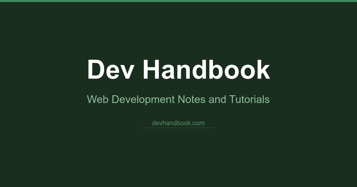 Dev Handbook logo